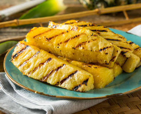 Sweet Grilled Pineapple Slices