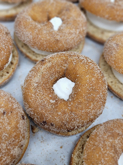 donut whoopie pies