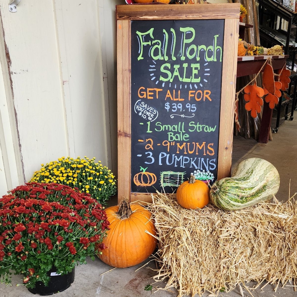 Fall Porch Sale