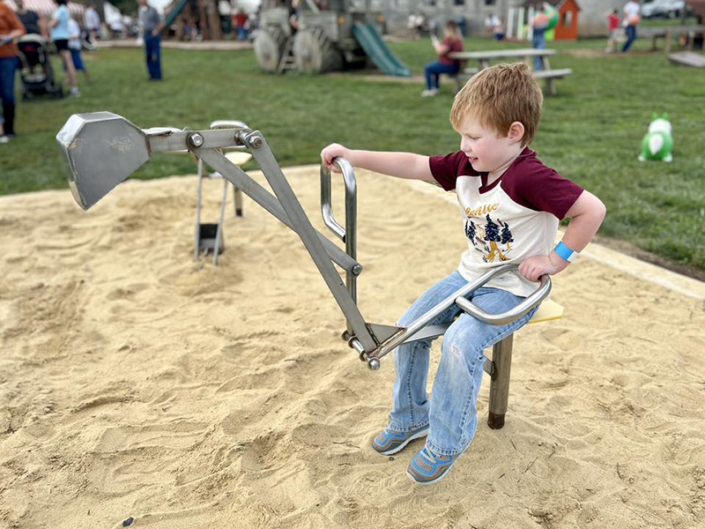 Kids Playing at the Barnyard